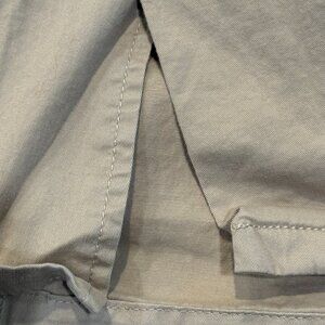 Size 22 Avenue Slit-in-Front Short Skirt - Tan